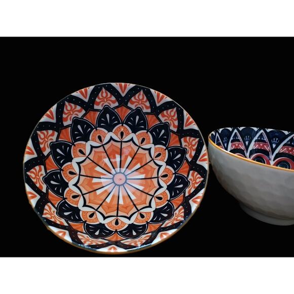 Specific Style | Dining | New Specific Style Mandala Ceramic Bowls Set ...